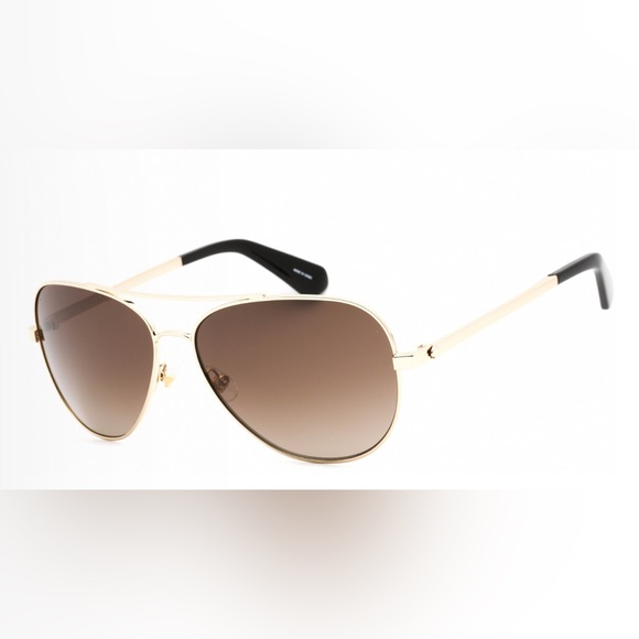 Kate Spade Sunglasses AVALINE2/S Gold Aviator Sunglasses